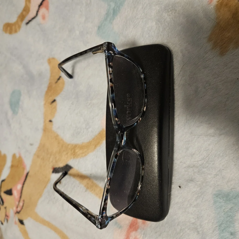 SALE ** Stylish Prescription Blue and Black Women's Glasses
